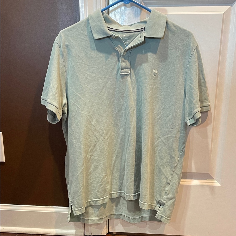 American Eagle Outfitters Mint Polo Shirt